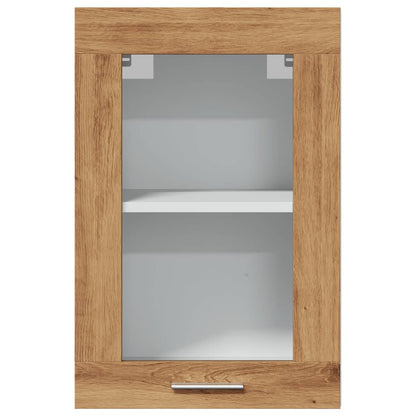 Hängeschrank Lyon Glas Artisan-Eiche 40x31x60 cm Holzwerkstoff