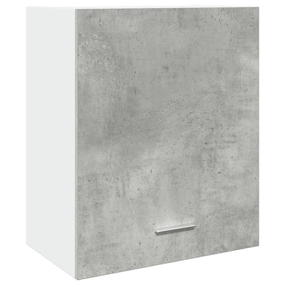 Overskab Beton Grå 50x31x60 cm Træ Materiale
