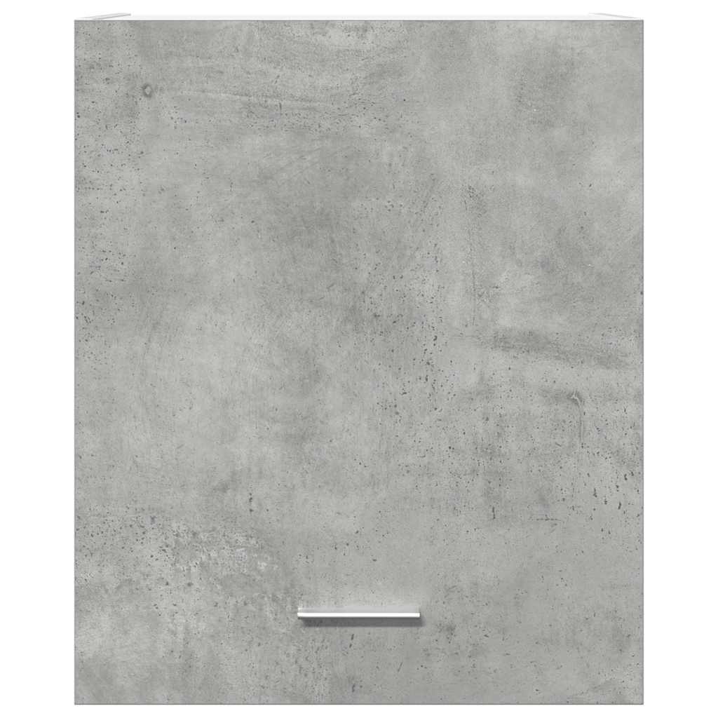 Overskab Beton Grå 50x31x60 cm Træ Materiale