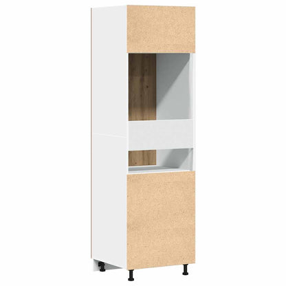 Køleskab ombygningsskab Artisan eg 60x57x207 cm træmateriale