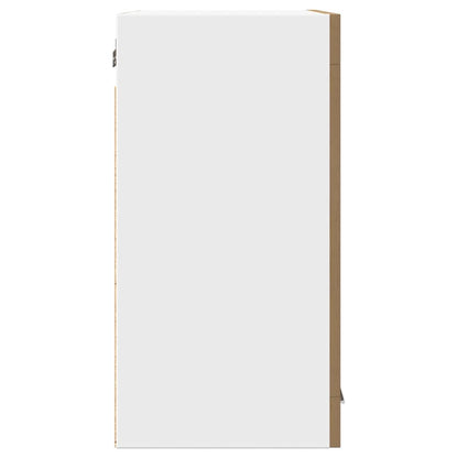 Küchen-Wandschrank Lyon mit Glastüren Artisan-Eiche 60x31x60 cm