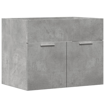 Håndvask underskab betongrå 60x38,5x46 cm træmateriale