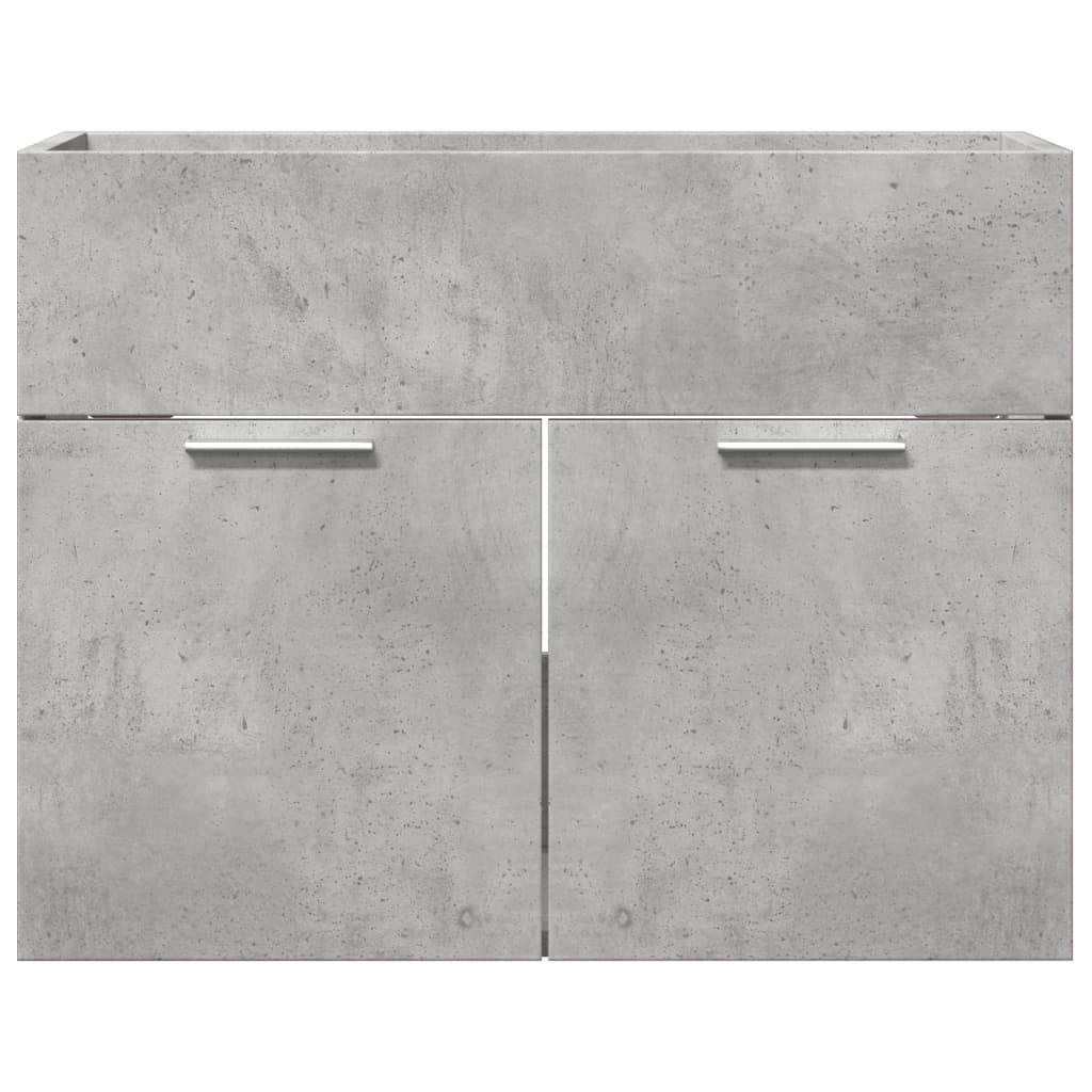 Håndvask underskab betongrå 60x38,5x46 cm træmateriale