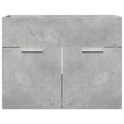 Håndvask underskab betongrå 60x38,5x46 cm træmateriale