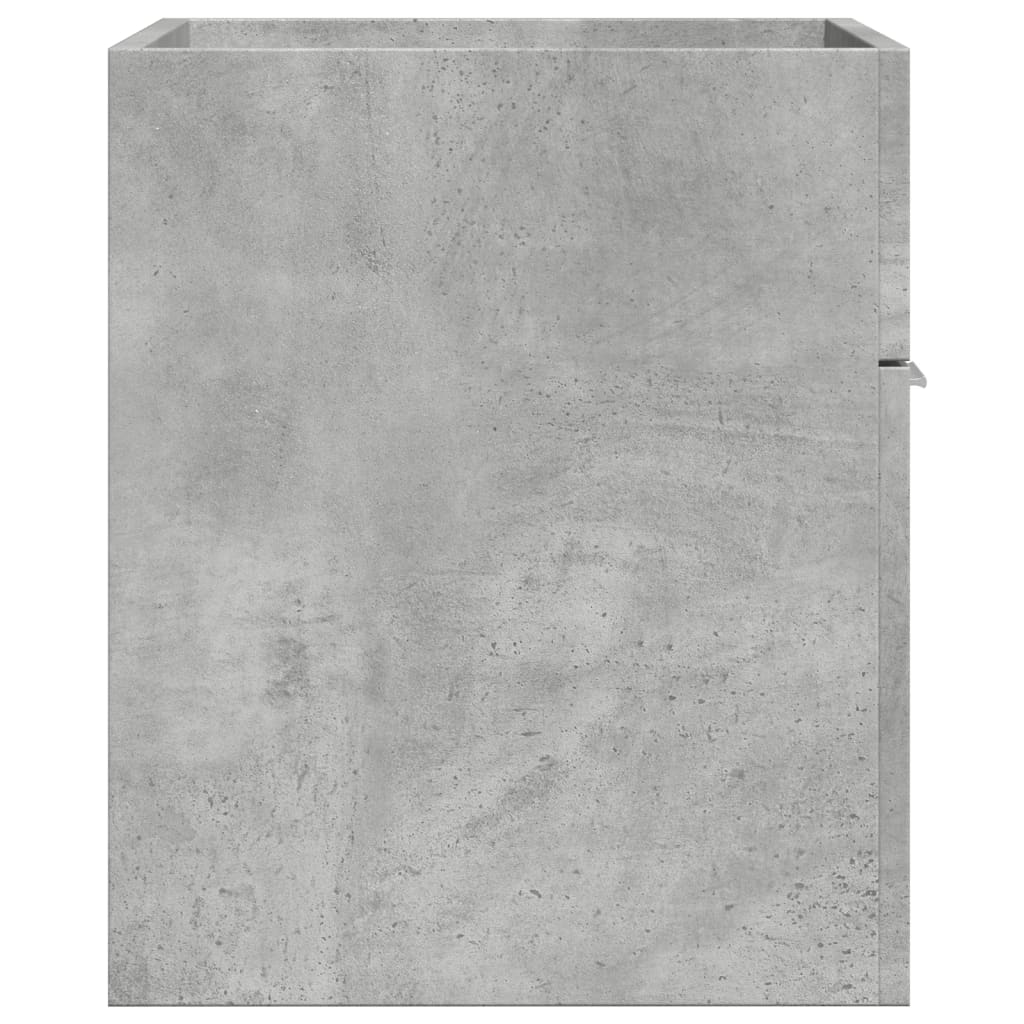 Håndvask underskab betongrå 60x38,5x46 cm træmateriale