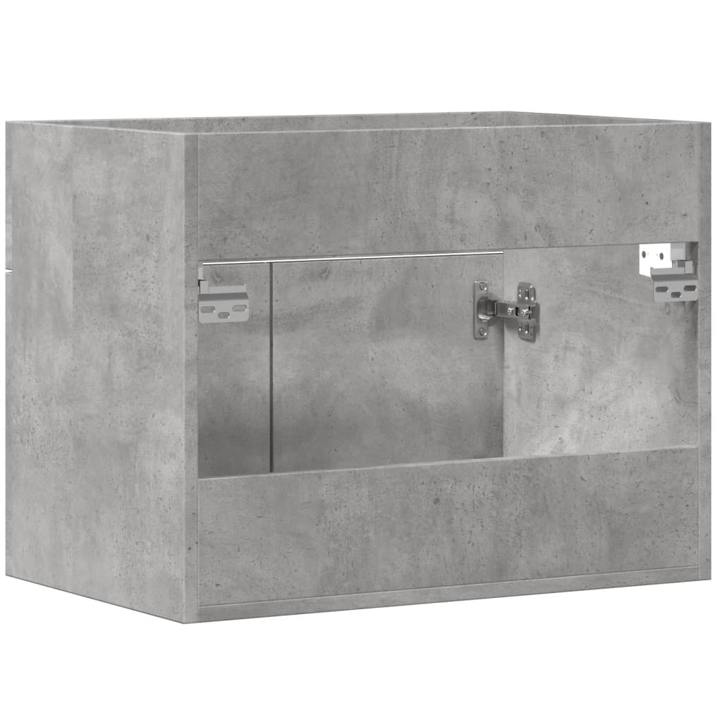 Håndvask underskab betongrå 60x38,5x46 cm træmateriale