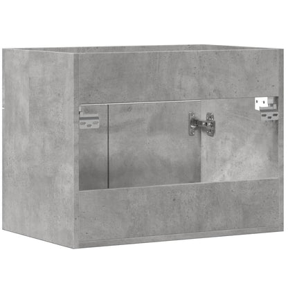 Håndvask underskab betongrå 60x38,5x46 cm træmateriale