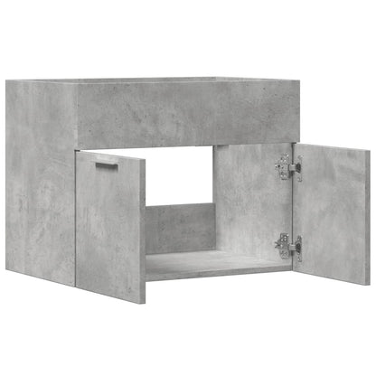 Håndvask underskab betongrå 60x38,5x46 cm træmateriale