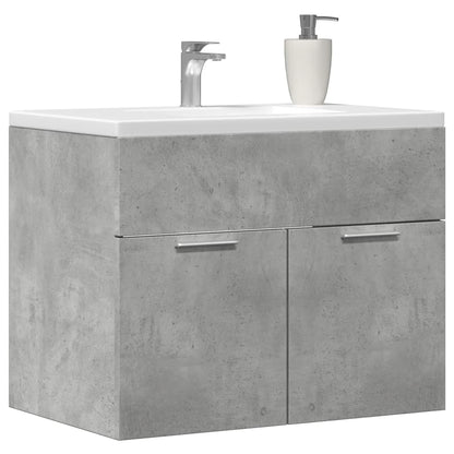 Håndvask underskab betongrå 60x38,5x46 cm træmateriale