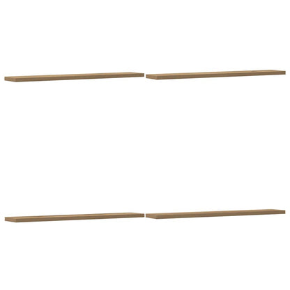 Regalböden 4 Stk. Artisan-Eiche 60x10x1,5 cm Holzwerkstoff