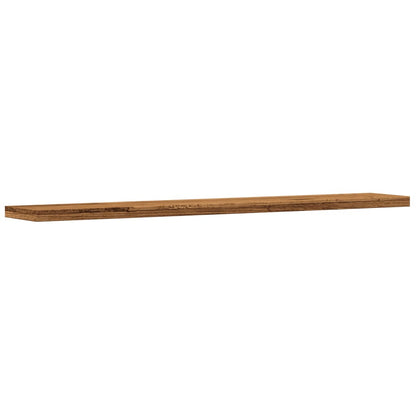 Wandregale 4 Stk. Altholz-Optik 60x20x1,5 cm Holzwerkstoff