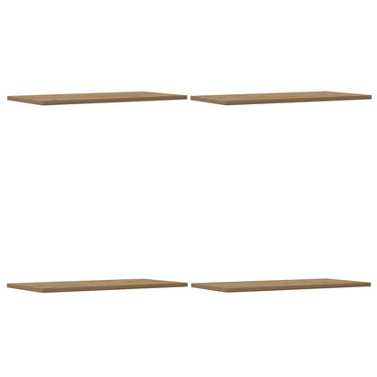 Wandregale 4 Stk. Artisan-Eiche 60x30x1,5 cm Holzwerkstoff