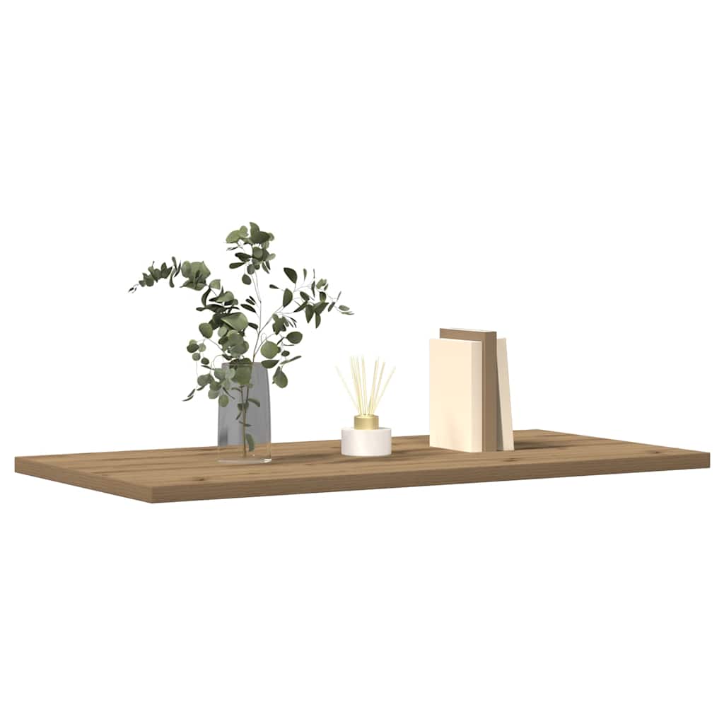 Wandregale 4 Stk. Artisan-Eiche 60x30x1,5 cm Holzwerkstoff