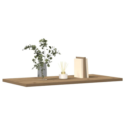 Wandregale 4 Stk. Artisan-Eiche 60x30x1,5 cm Holzwerkstoff