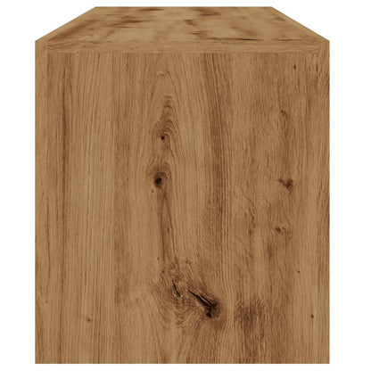 TV-Schrank mit LED Artisan-Eiche 140x36,5x40 cm Holzwerkstoff