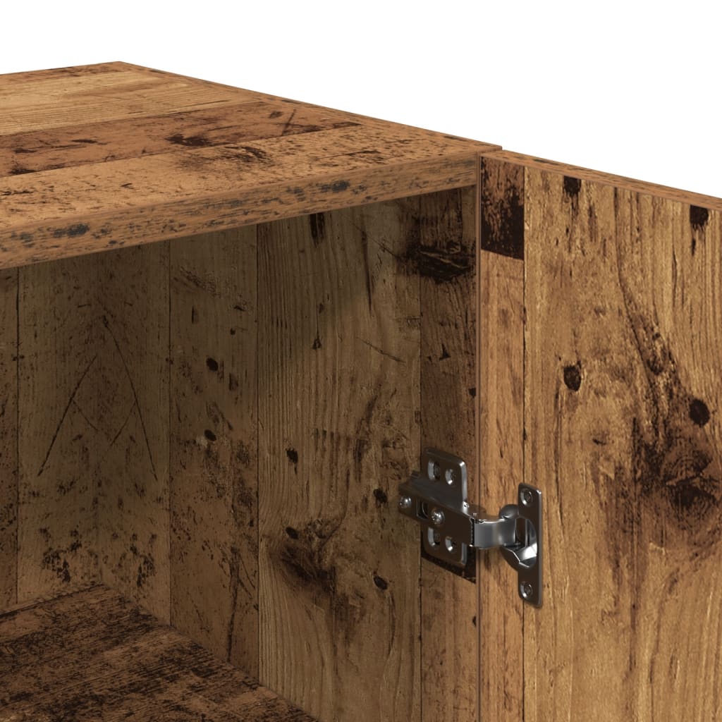 TV-Schränke 2 Stk. Altholz-Optik 30,5x30x60 cm Holzwerkstoff