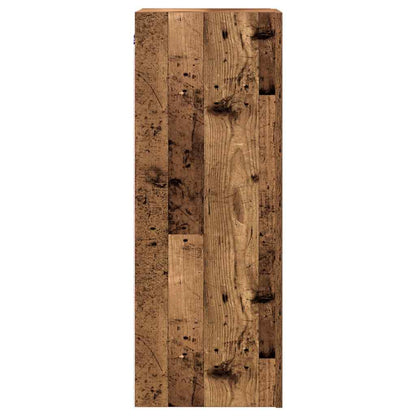 TV-Schränke 2 Stk. Altholz-Optik 30,5x30x90 cm Holzwerkstoff