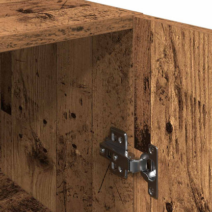 TV-Schränke 2 Stk. Altholz-Optik 30,5x30x90 cm Holzwerkstoff