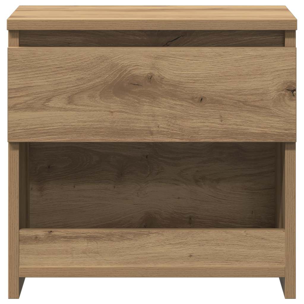 Nachttische 2 Stk. Artisan-Eiche 40x30x39 cm Holzwerkstoff