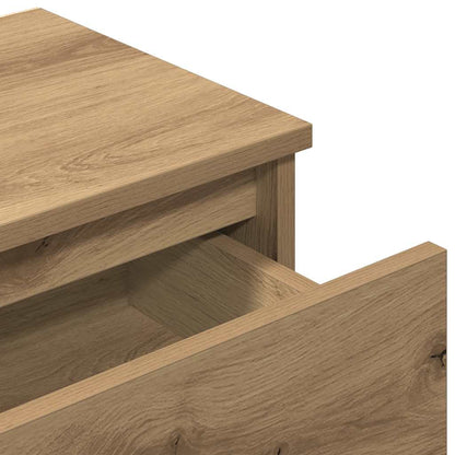Nachttische 2 Stk. Artisan-Eiche 40x30x39 cm Holzwerkstoff