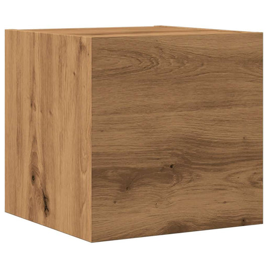 TV vægskab Håndværks eg 30,5x30x30 cm