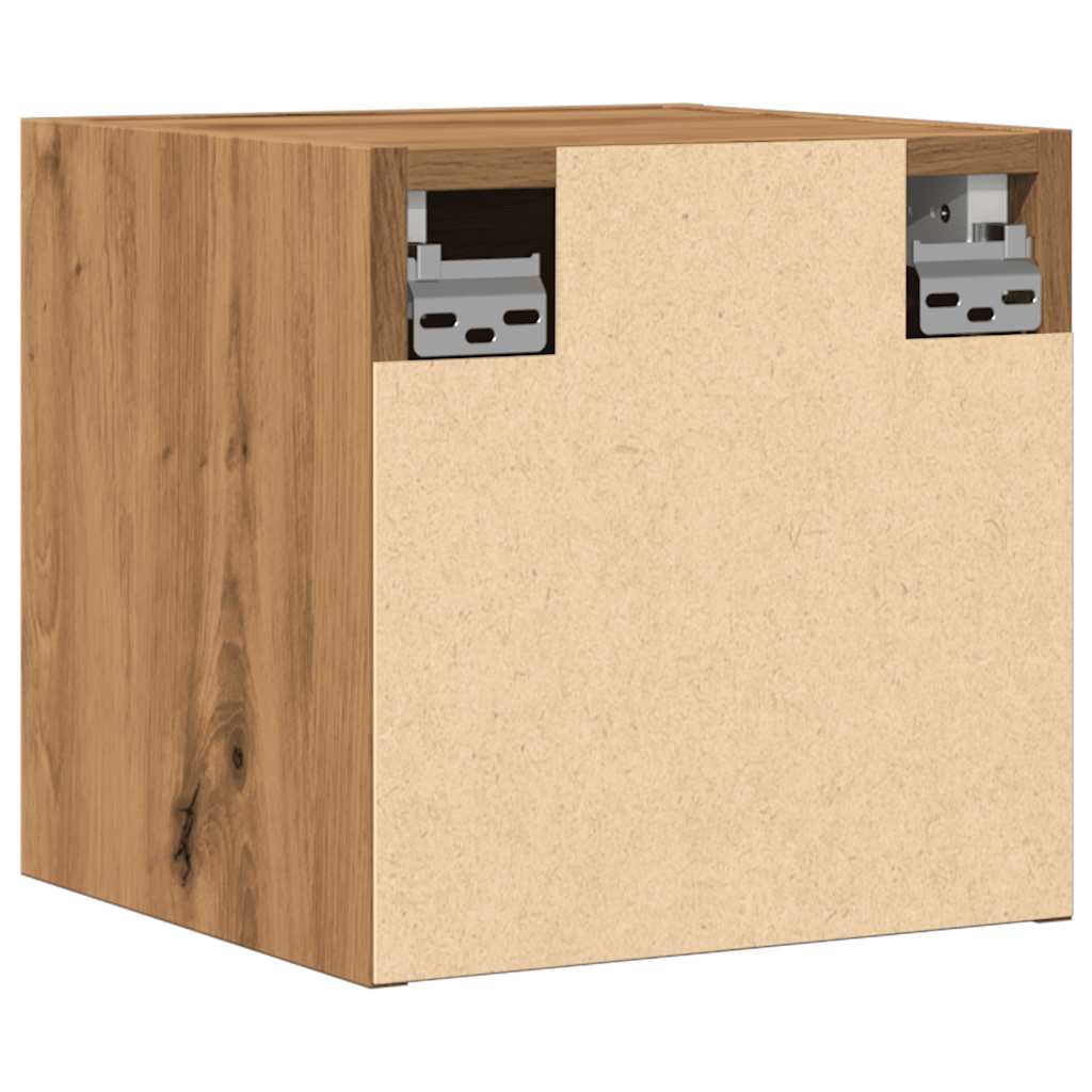 TV vægskab Håndværks eg 30,5x30x30 cm