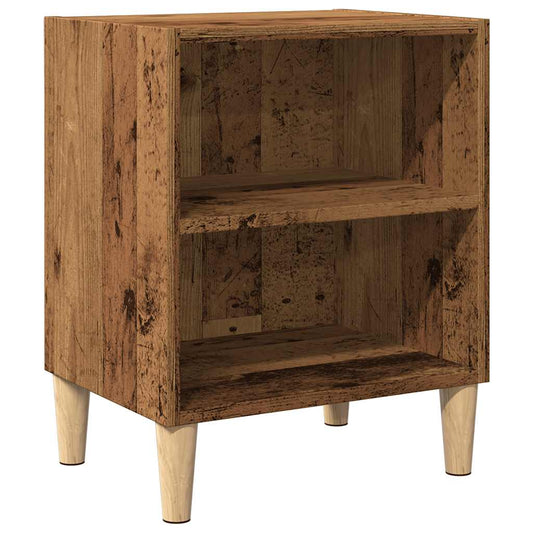 Nachttisch Altholz-Optik 40x30x50 cm Holzwerkstoff