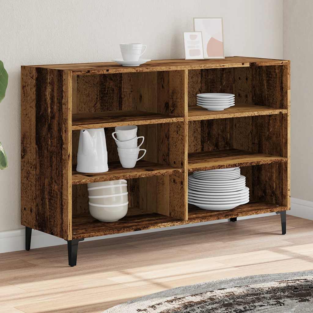 Skænk gammelt trælook 103,5x35x70 cm træmateriale