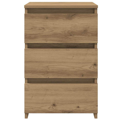 Nachttische 2 Stk. Artisan-Eiche 40x35x62,5 cm Holzwerkstoff