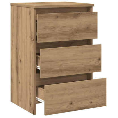 Nachttische 2 Stk. Artisan-Eiche 40x35x62,5 cm Holzwerkstoff