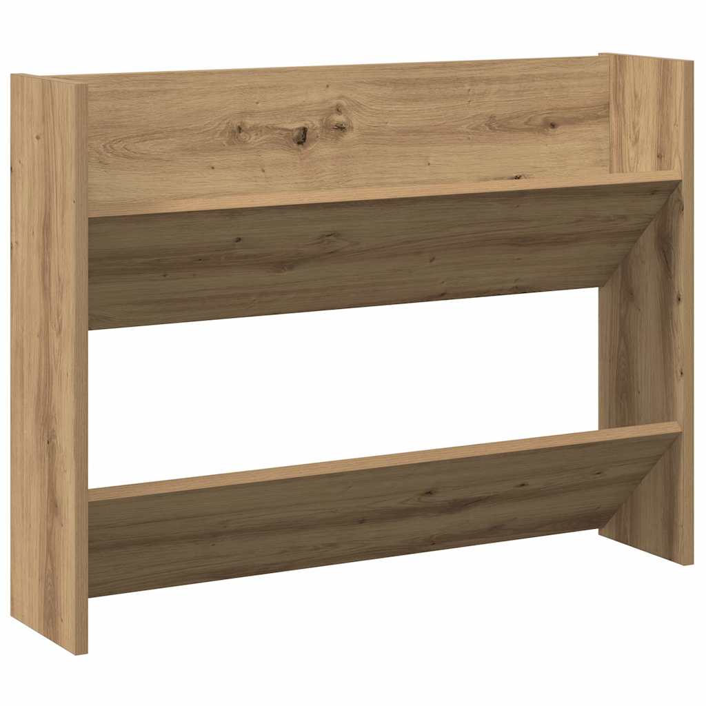 Wand-Schuhregal Artisan-Eiche 80x18x60 cm Holzwerkstoff