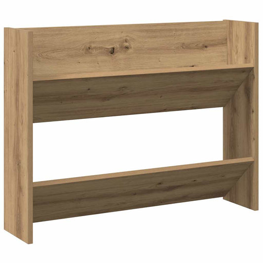 Wand-Schuhregal Artisan-Eiche 80x18x60 cm Holzwerkstoff