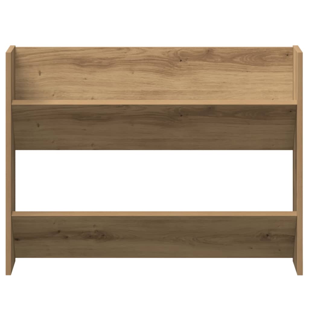 Wand-Schuhregal Artisan-Eiche 80x18x60 cm Holzwerkstoff