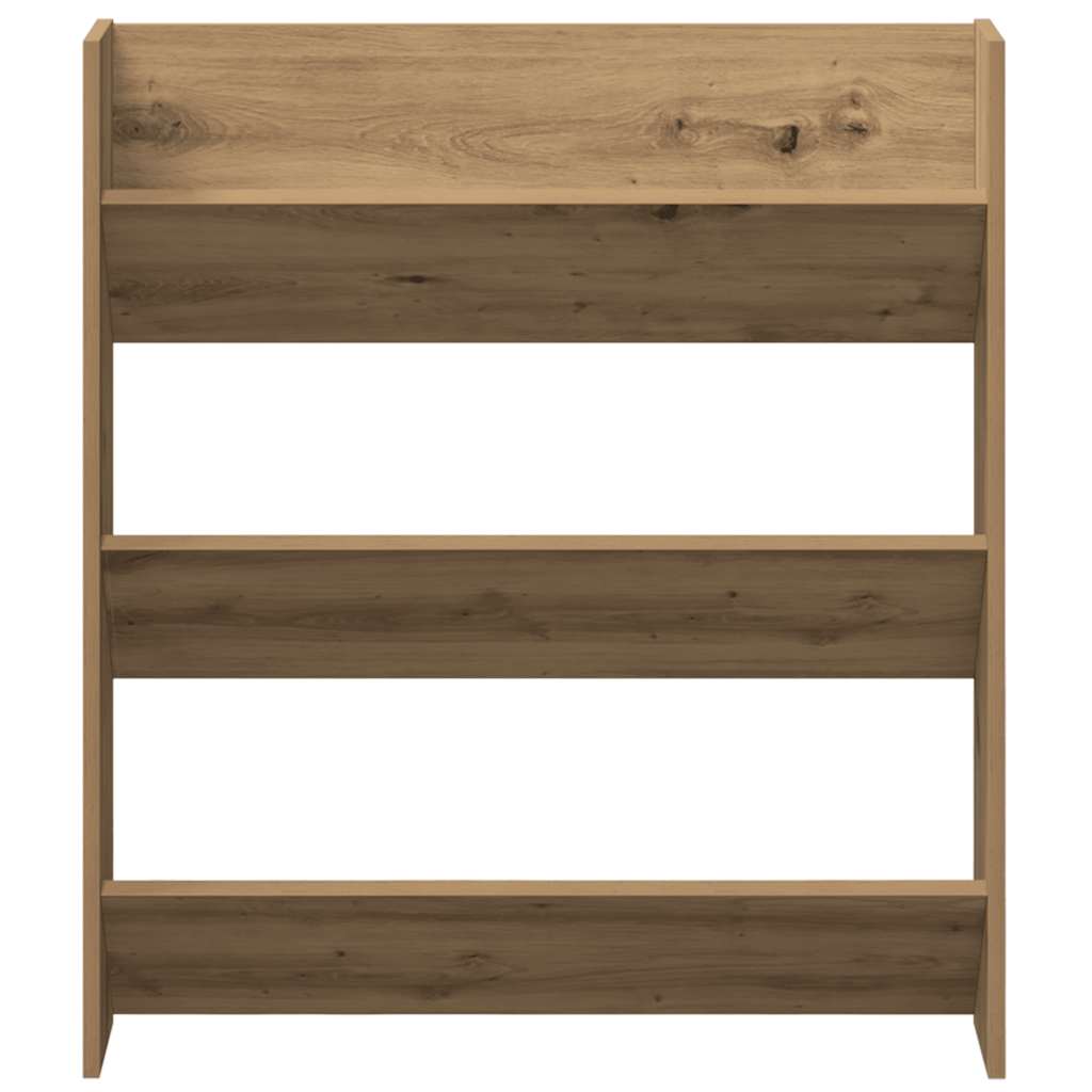 Vægskostativ Artisan Eg 80x18x90 cm Træmateriale