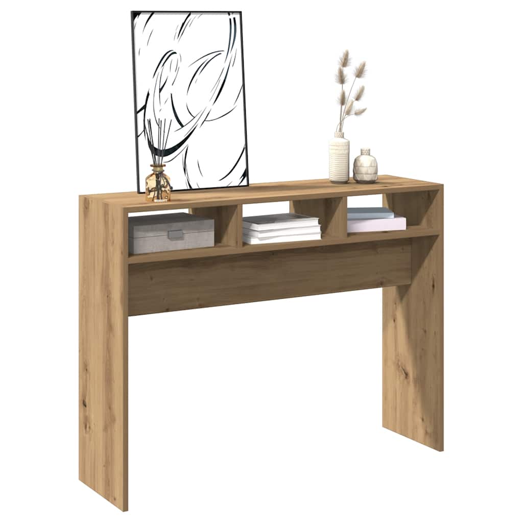 Konsolbord Artisan eg 105x30x80 cm træmateriale