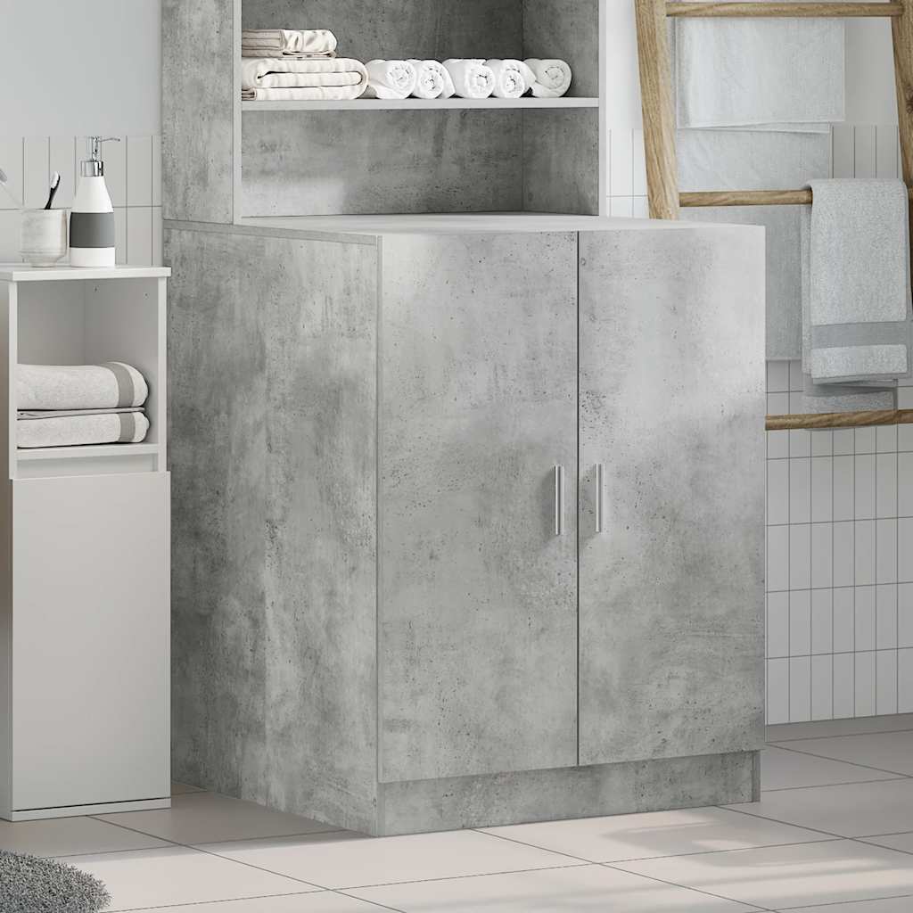 Waschmaschinenschrank Betongrau 70,5x71,5x91,5 cm