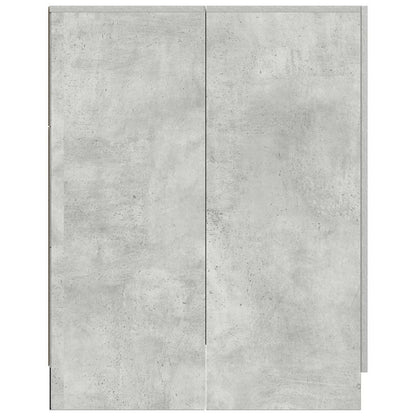 Waschmaschinenschrank Betongrau 70,5x71,5x91,5 cm