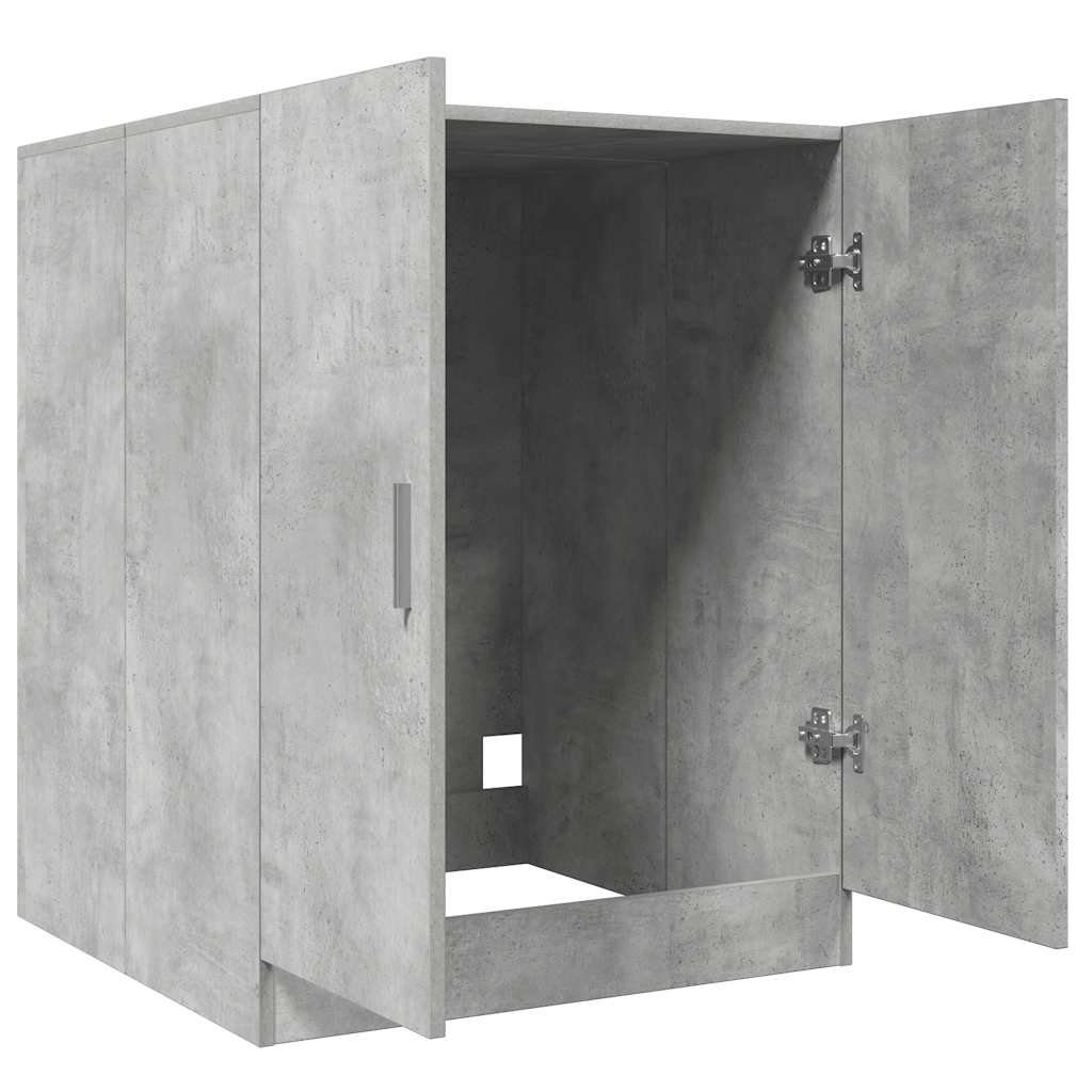 Waschmaschinenschrank Betongrau 70,5x71,5x91,5 cm
