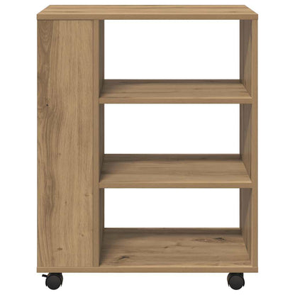 Rollcontainer Artisan-Eiche 60x35x75 cm Holzwerkstoff