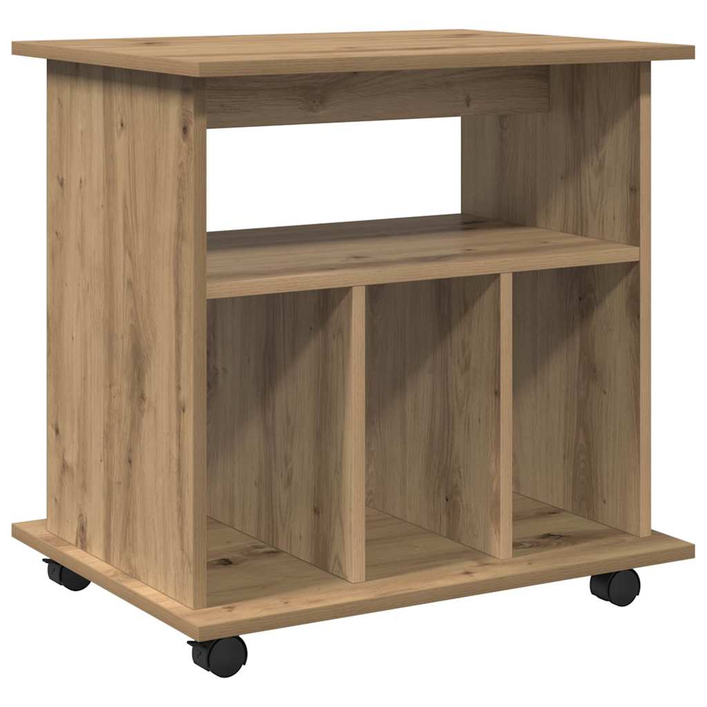 Rollcontainer Artisan-Eiche 60x45x60 cm Holzwerkstoff