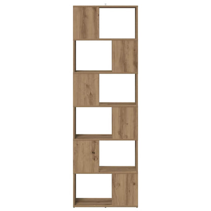 Bücherregal/Raumteiler Artisan-Eiche 60x24x186 cm