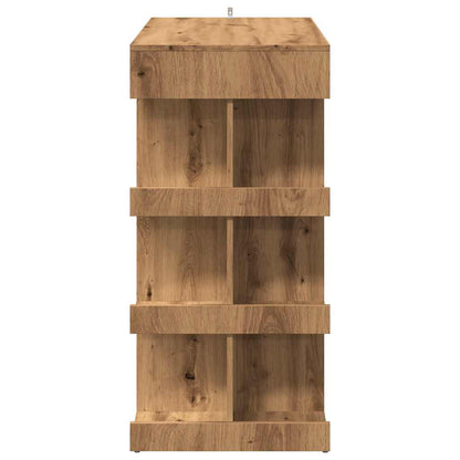 Bartisch mit Regal Artisan-Eiche 100x48x101,5 cm
