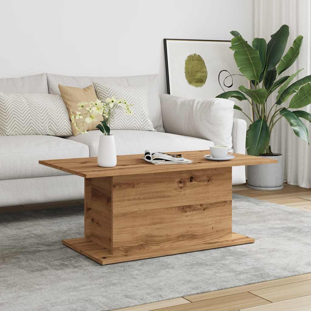 Couchtisch Artisan-Eiche 102x55,5x40 cm Holzwerkstoff