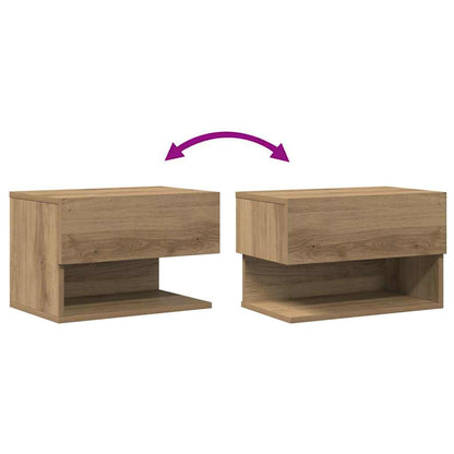 Wand-Nachttisch Artisan-Eiche