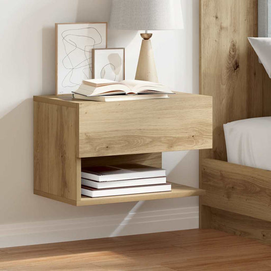 Wand-Nachttisch Artisan-Eiche