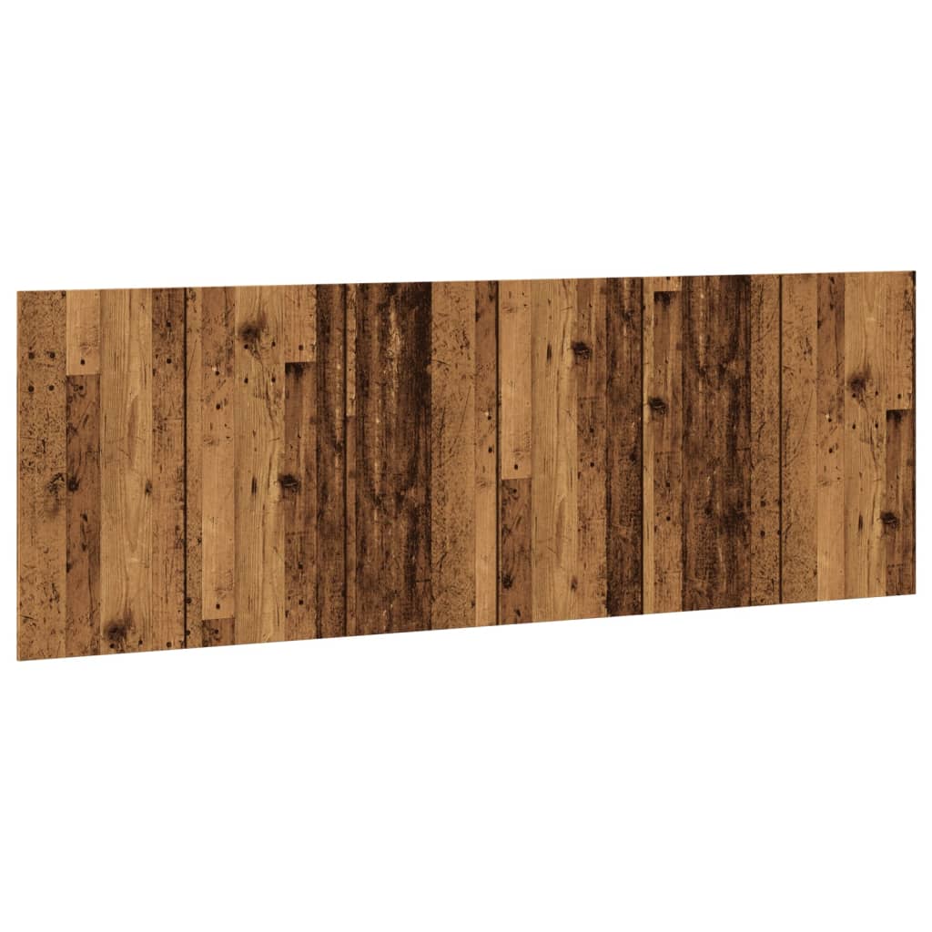 Kopfteil Wandmontage Altholz-Optik 240x1,5x80 cm Holzwerkstoff