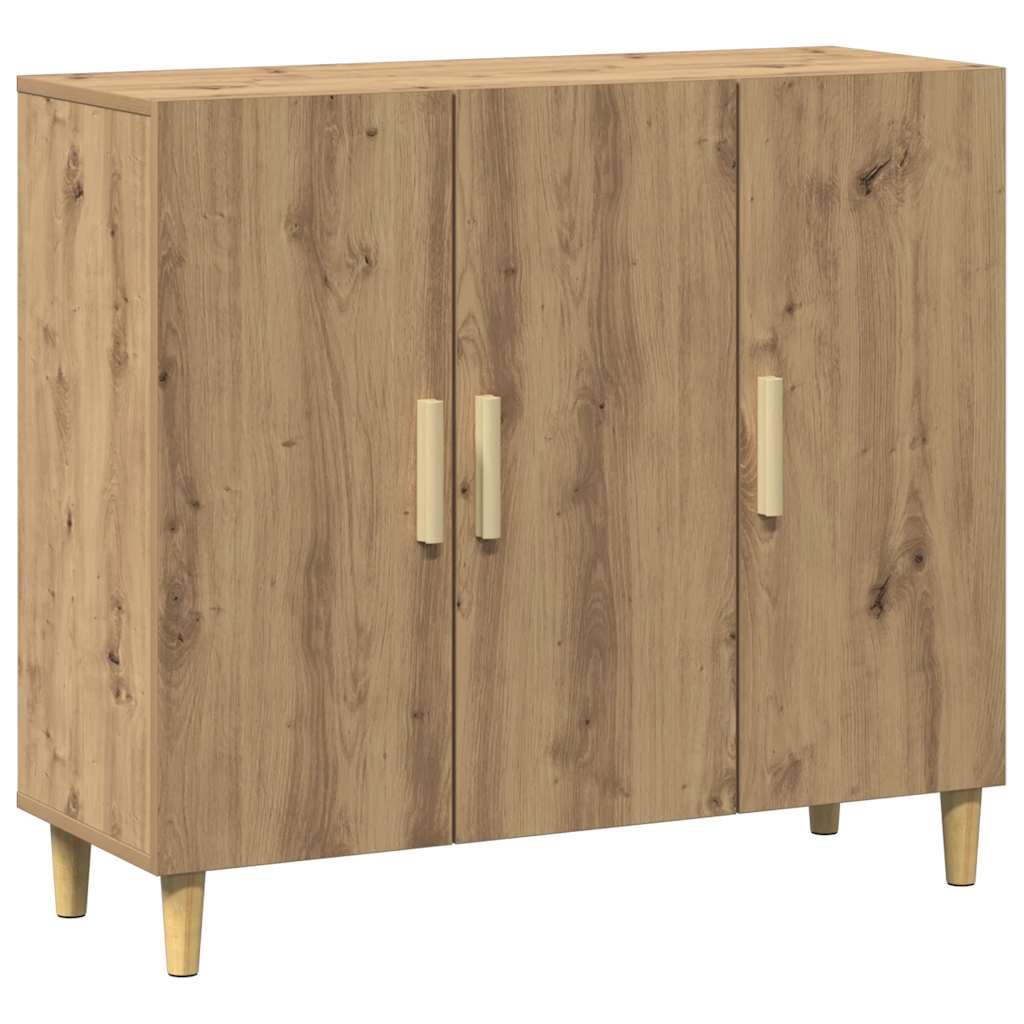 Sideboard Artisan-Eiche 90x34x80 cm Holzwerkstoff