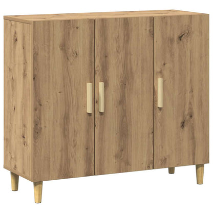 Sideboard Artisan-Eiche 90x34x80 cm Holzwerkstoff