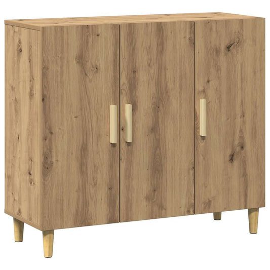 Sideboard Artisan-Eiche 90x34x80 cm Holzwerkstoff