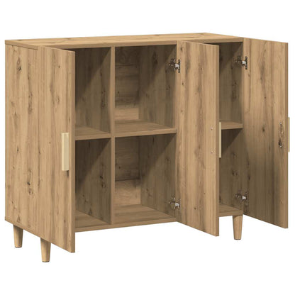 Sideboard Artisan-Eiche 90x34x80 cm Holzwerkstoff